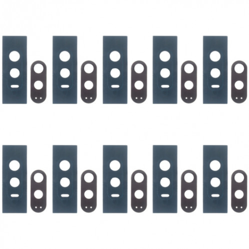 Objectif de caméra arrière 10 PCS pour Motorola Moto G4 Plus SH9393543-35
