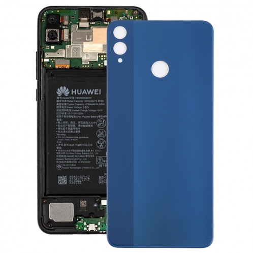 Couverture arrière pour Huawei Honor 8X (bleu) SH28LL961-36