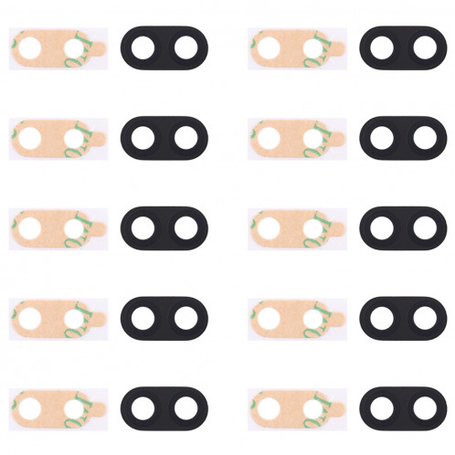 10 PCS Back Camera Lens Cover avec autocollant pour Galaxy C8 / C710 SH94421165-34
