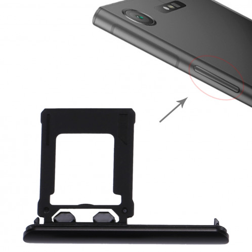 Micro SD Card Tray pour Sony Xperia XZ1 (Noir) SM566B100-35