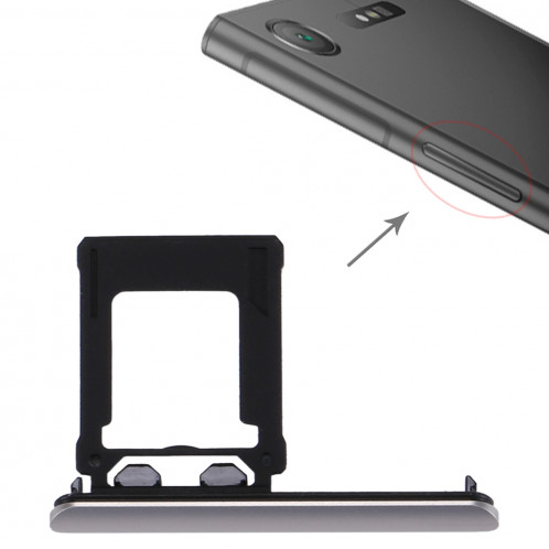 Micro SD Card Plateau pour Sony Xperia XZ1 (Argent) SM566S1967-35