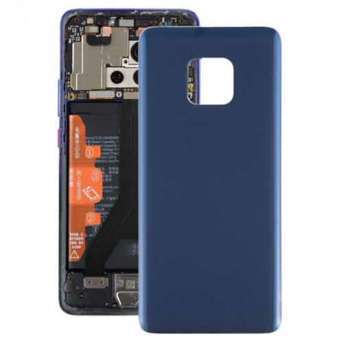 Cache arrière de la batterie pour Huawei Mate 20 Pro (bleu foncé) SH46DL1319-36