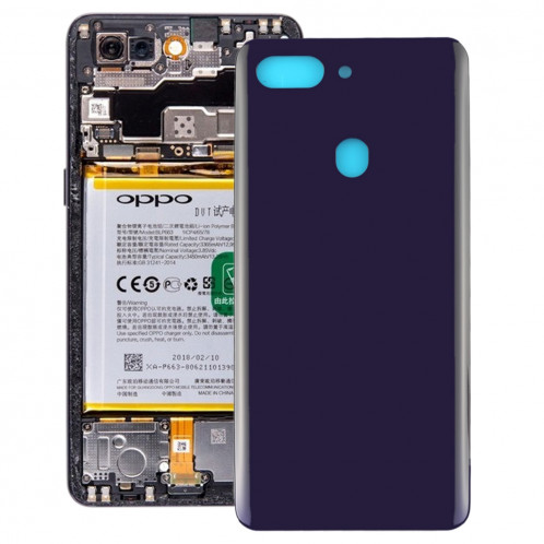 Coque arrière courbée pour OPPO R15 Pro (Violet) SH92PL1194-36