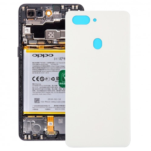 Couverture arrière pour OPPO R15 (Blanc) SH93WL1045-36