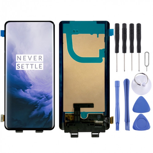 Pour OnePlus 7 Pro / 7T Pro avec écran LCD OEM à assemblage complet de numériseur (noir) SH973B1457-34