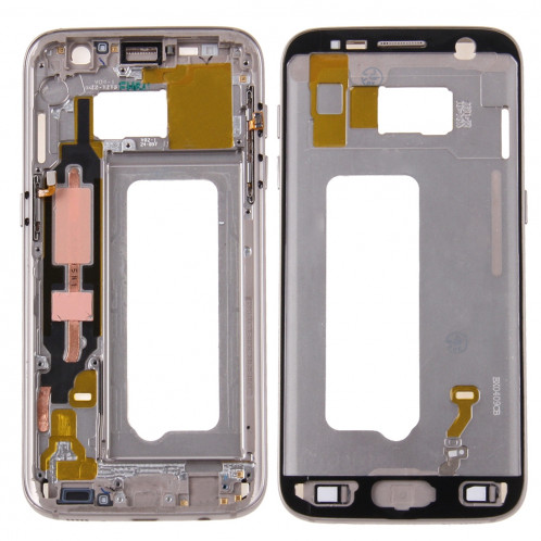 iPartsAcheter pour Samsung Galaxy S7 / G930 Boîtier avant LCD Cadre lunette (or) SI071J1201-36