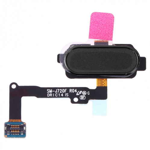Câble flexible pour capteur d'empreintes digitales Galaxy J7 Duo SM-J720F (noir) SH139B1989-34