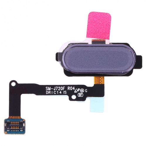 Câble flexible pour capteur d'empreintes digitales Galaxy J7 Duo SM-J720F (gris) SH139H1010-34