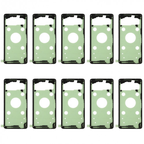 Pour Galaxy S10 10 pièces adhésif de couverture de boîtier arrière SH032358-34