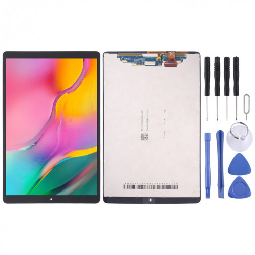 Écran LCD OEM pour Galaxy Tab A 10.1 (2019) (version WIFI) SM-T510 / T515 avec numériseur complet (noir) SH347B567-36