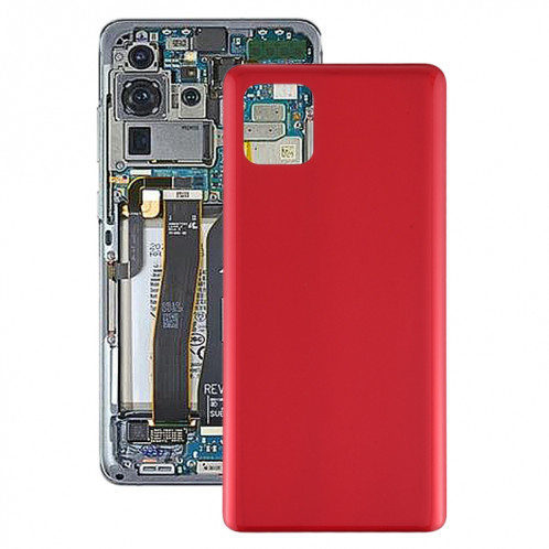 Pour le couvercle arrière de la batterie Samsung Galaxy A91 (rouge) SH67RL994-36