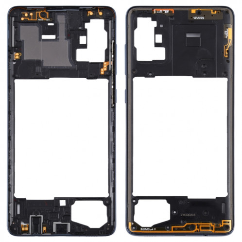 Pour Samsung Galaxy A71 Middle Frame Bezel Plate (Noir) SH368B1437-36