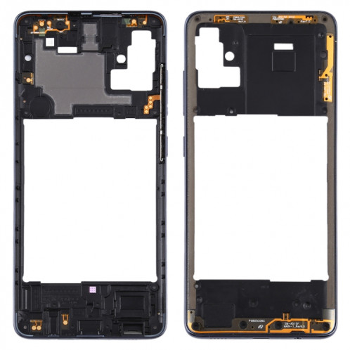 Pour Samsung Galaxy A51 Middle Frame Bezel Plate (Noir) SH380B1098-36