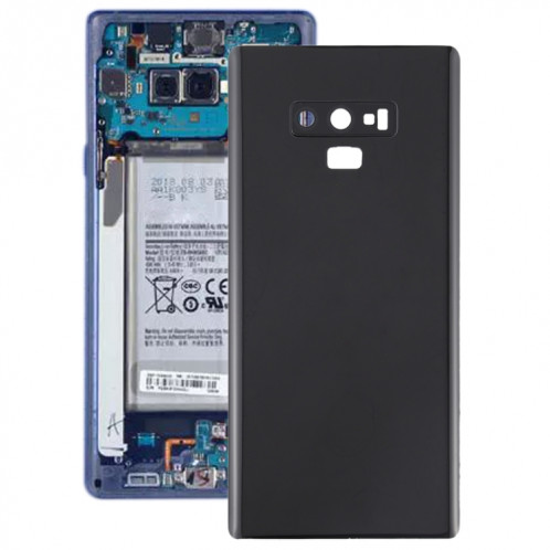 Pour le couvercle arrière de la batterie Galaxy Note9 avec objectif d'appareil photo (noir) SH73BL1053-36