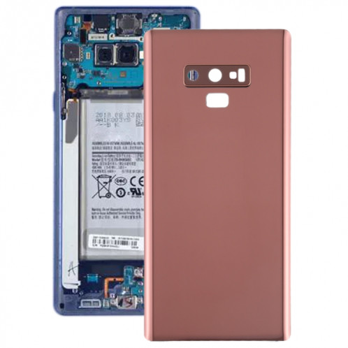 Pour le couvercle arrière de la batterie Galaxy Note9 avec objectif d'appareil photo (or) SH73JL1006-36