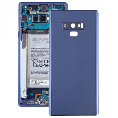 Pour le couvercle arrière de la batterie Galaxy Note9 avec objectif d'appareil photo (bleu) SH73LL355-36