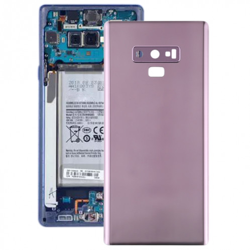 Coque arrière de batterie pour Galaxy Note9 avec objectif d'appareil photo (violet) SH73PL173-36