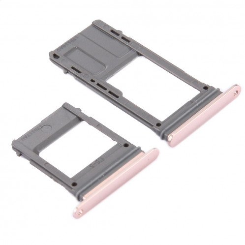 iPartsAcheter pour Samsung Galaxy A5 (2017) / A520 & A7 (2017) / A720 Carte SIM + Bac Micro SD (Rose) SI956F605-35