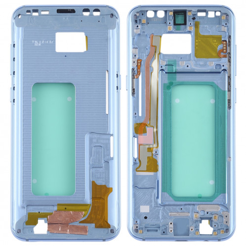 Cadre médian pour Galaxy S8 + / G9550 / G955F / G955A (bleu) SH964L698-36