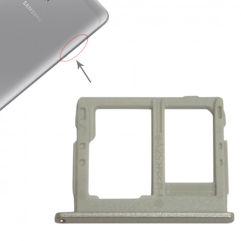 Bac à carte SIM + bac à carte Micro SD pour Galaxy Tab A 8.0 / T380 / T385 (Or) SH223J1905-35