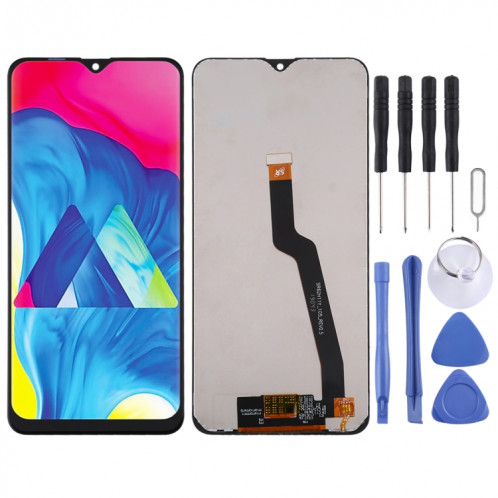 Écran LCD OEM pour Galaxy M10 avec ensemble complet de numériseur (noir) SH232B346-36