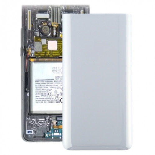 Pour le couvercle arrière de la batterie Galaxy A80 (argent) SH30SL1611-36
