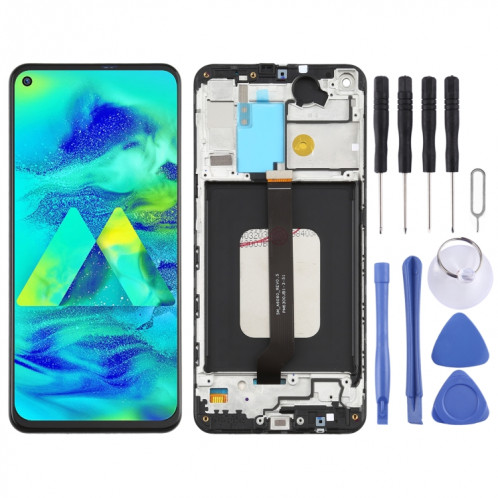 Écran LCD TFT PLS d'origine pour assemblage complet de numériseur Galaxy M40 avec cadre SH13541380-36