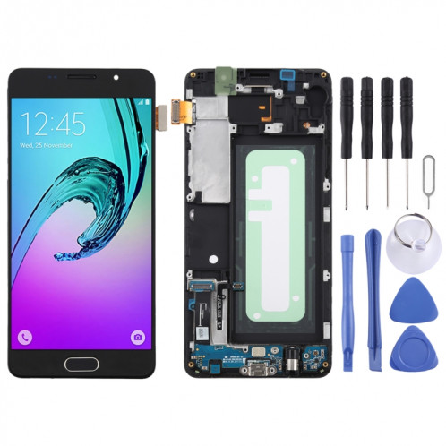 Écran LCD TFT pour Galaxy A5 (2016) / A510F Digitizer Assemblage complet avec cadre (Noir) SH70BL1275-36