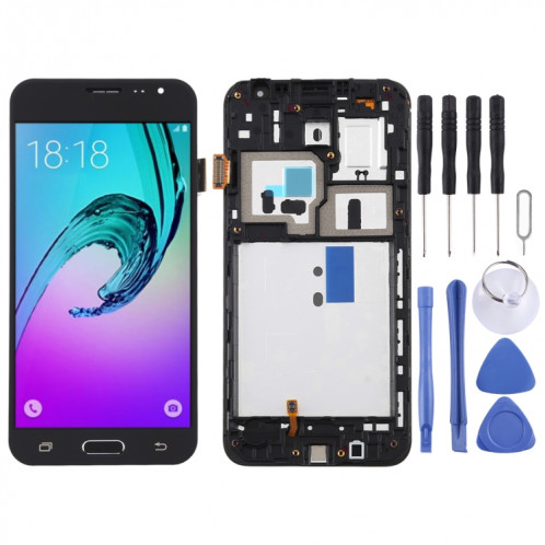 Écran LCD TFT pour Galaxy J3 (2016) / J320F Digitizer Assemblage complet avec cadre (Noir) SH73BL1370-36