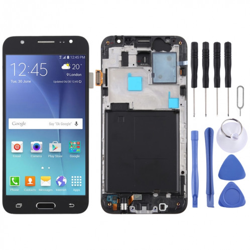 Écran LCD TFT pour Galaxy J5 (2015) / J500F Digitizer Assemblage complet avec cadre (Noir) SH74BL1312-36