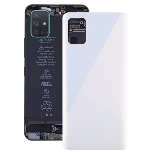 Pour le couvercle arrière de la batterie d'origine Galaxy A51 (blanc) SH89WL1656-36