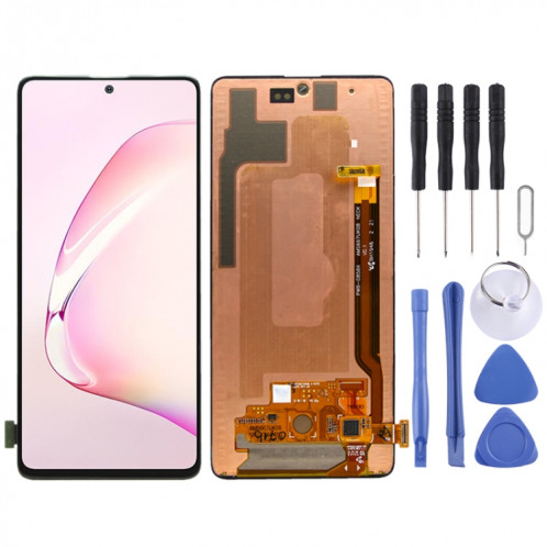 Écran LCD Super AMOLED d'origine pour Galaxy Note10 Lite avec assemblage complet du numériseur (noir) SH435B1285-36