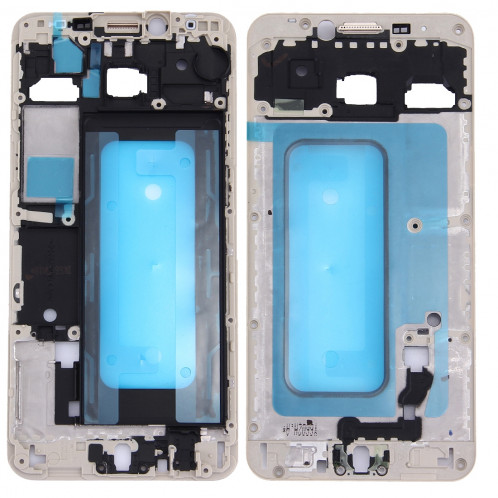 iPartsAcheter pour Samsung Galaxy C5 / C5000 Boîtier avant LCD Cadre lunette (or) SI610J339-36