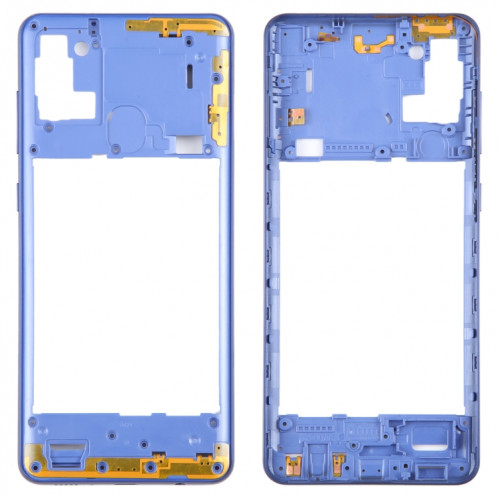 Pour Samsung Galaxy A21s, plaque de cadre central (bleu) SH651L300-36