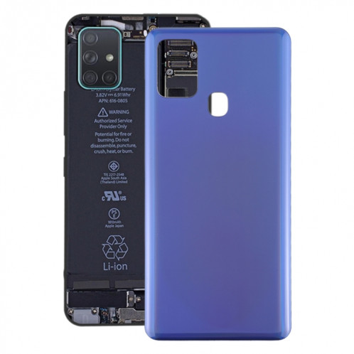 Pour Samsung Galaxy A21s Batterie Couverture Arrière (Bleu) SH53LL304-36