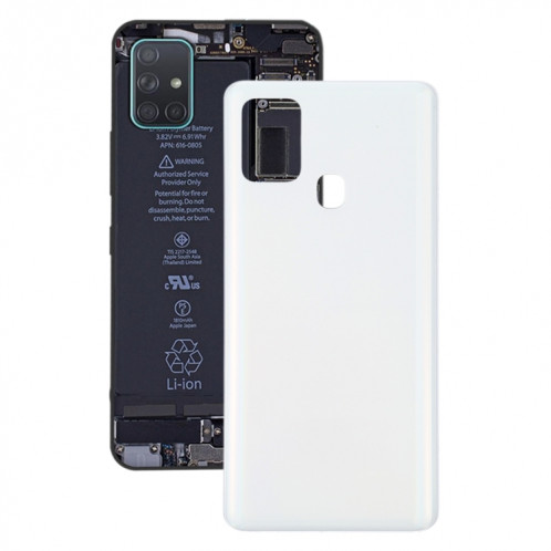Pour le couvercle arrière de la batterie Samsung Galaxy A21s (blanc) SH53WL489-36