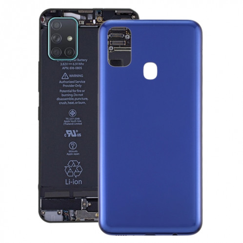 Coque arrière de batterie pour Samsung Galaxy M21 (bleu foncé) SH54DL1254-36