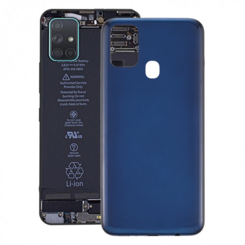 Pour Samsung Galaxy M31 / Galaxy M31 Prime Batterie Couverture Arrière (Bleu) SH55LL1292-36