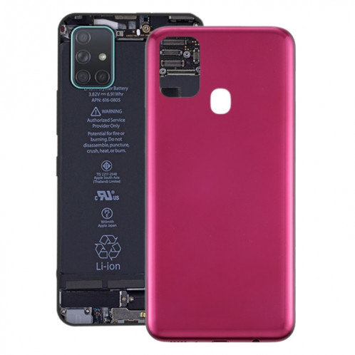 Coque arrière de batterie pour Samsung Galaxy M31 / Galaxy M31 Prime (rouge) SH55RL1942-36