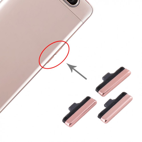 Pour le bouton d'alimentation et le bouton de contrôle du volume Samsung Galaxy A80 (or) SH656J84-34