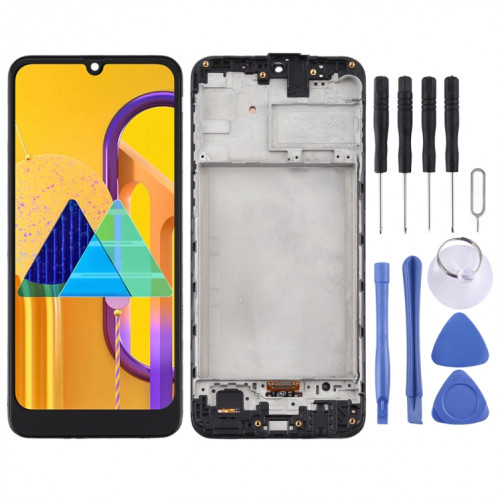 Écran LCD TFT pour Samsung Galaxy M30s Assemblage complet du numériseur avec cadre (Noir) SH663B1557-36