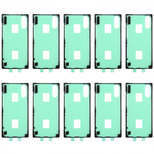 Pour Samsung Galaxy Note10 + 10pcs adhésif de couverture de boîtier arrière SH1766263-35