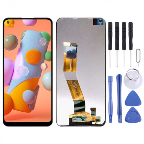 Écran LCD Super AMOLED d'origine pour Samsung Galaxy A11 avec assemblage complet du numériseur SH17781668-36