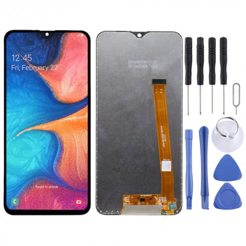 Écran LCD Super AMOLED d'origine pour Samsung Galaxy A20e avec assemblage complet du numériseur SH1779126-35