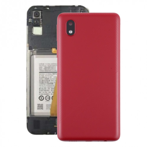 Coque arrière de batterie pour Samsung Galaxy A01 Core SM-A013 (rouge) SH91RL1290-36