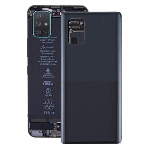 Pour Samsung Galaxy A71 5G SM-A716 Batterie Couverture Arrière (Noir) SH99BL12-36