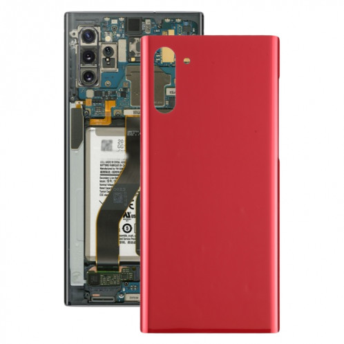 Pour le couvercle arrière de la batterie Samsung Galaxy Note10 (rouge) SH01RL427-36