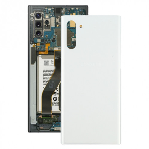 Pour le couvercle arrière de la batterie Samsung Galaxy Note10 (blanc) SH01WL1726-36