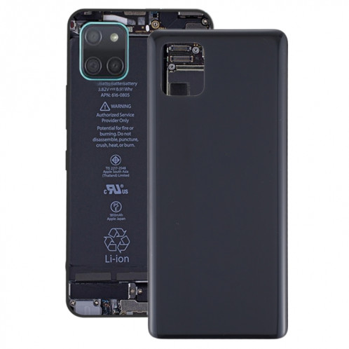 Pour Samsung Galaxy Note10 Lite Batterie Couverture Arrière (Noir) SH05BL1085-36