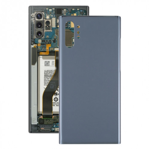 Pour Samsung Galaxy Note10 + Batterie Couverture Arrière (Noir) SH08BL1054-36